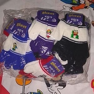 Multipack of kids gloves